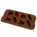 Силіконова форма для шоколаду і карамелі Листочки: Форми для випікання