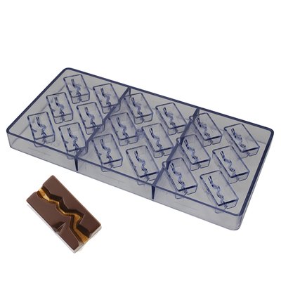Полікарбонатна форма для шоколаду Айсберг 652-31 фото