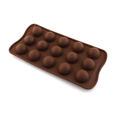 Силіконова форма для шоколаду і карамелі Кулі 3501 фото