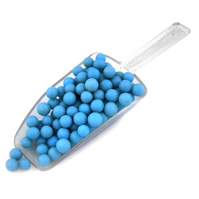 Кульки перламутрові блакитні 7мм (50гр) 28045 фото
