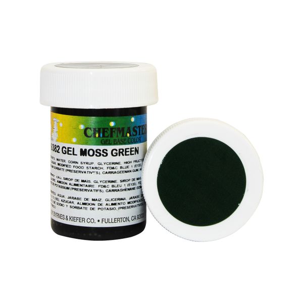 Гель-фарба Base Color Chefmaster Moss Green, 28гр 9382 фото