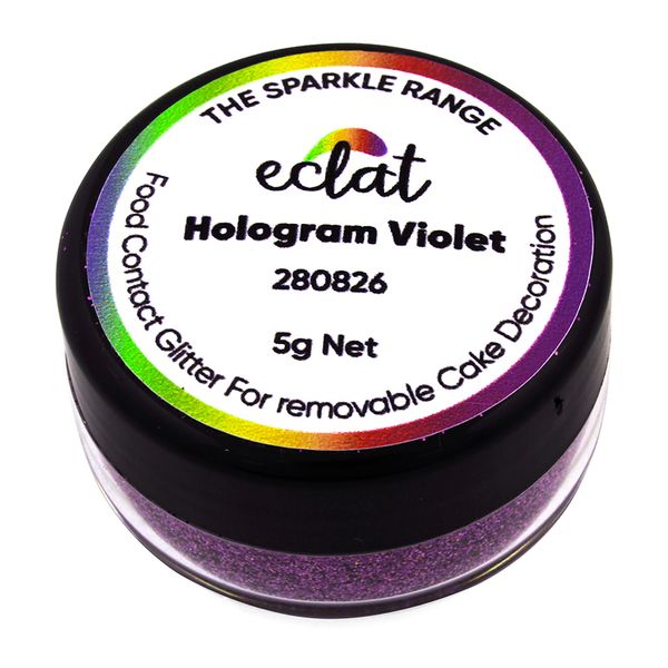 Блискітки Eclat Hologram Violet, ОПТ 280826опт фото