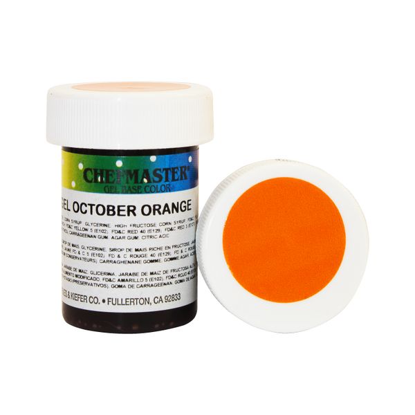 Гель-краска Base Color Chefmaster October Orange, 28гр 9384 фото