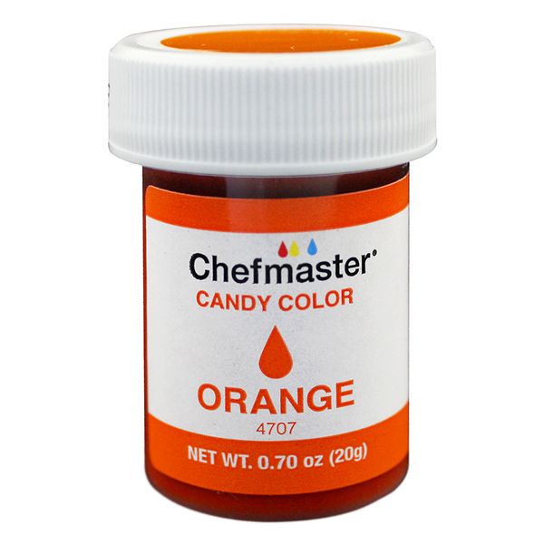 Краситель Chefmaster для шоколада Оранжевый, 20гр 4707 фото