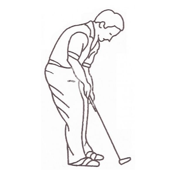 Печворк Гравець в гольф Golfer фото