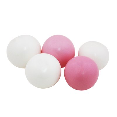 Желейные шарики белые / розовые (5шт) 34516::1 фото
