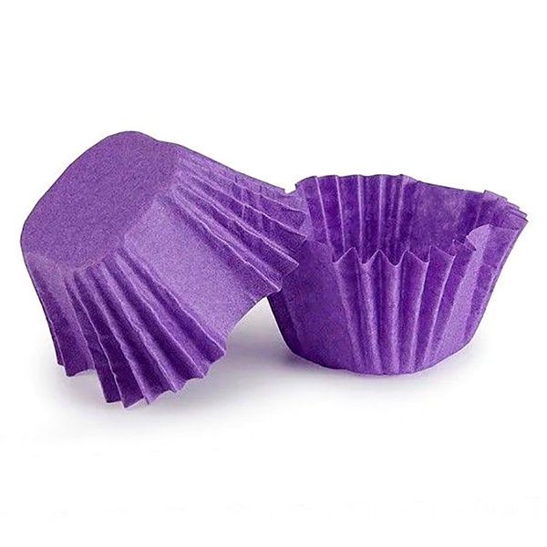 Бумажная форма для конфет Фиолетовая, 50шт 2330::4 фото