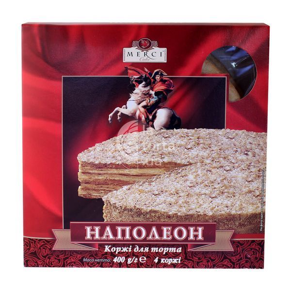 Коржи для торта Наполеон, 4шт УЦЕНКА до 22.07.26 490065U фото