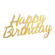Боковой топпер Happy Birthday курсив (золото): Декор и украшения