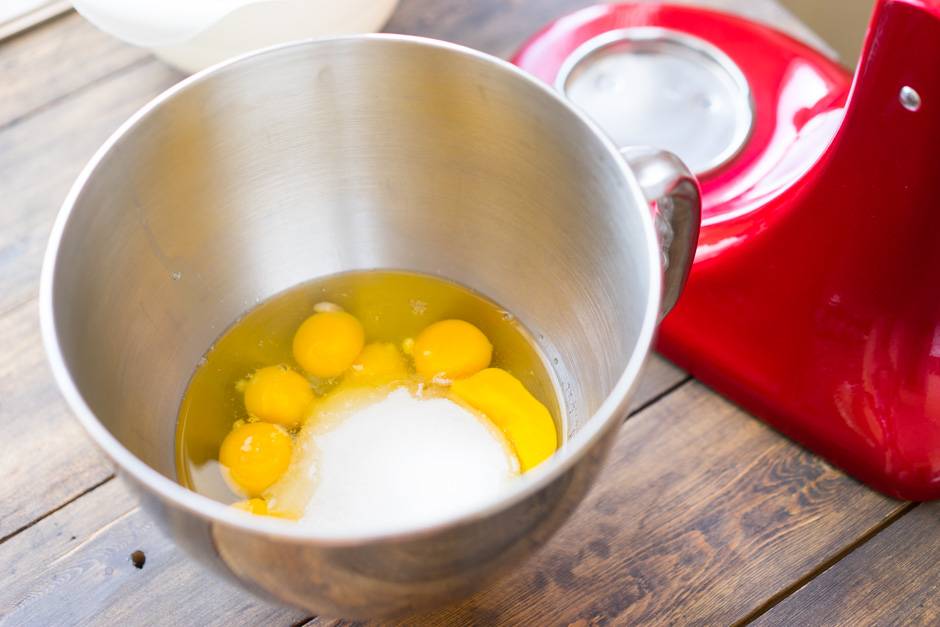 рецепт бісквіта на 5 яєць